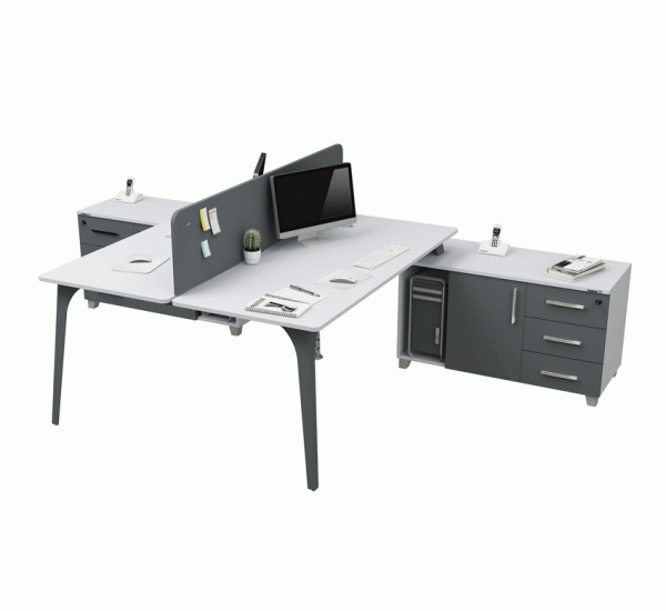 COMPACT KABİNLİ İKİLİ WORKSTATION