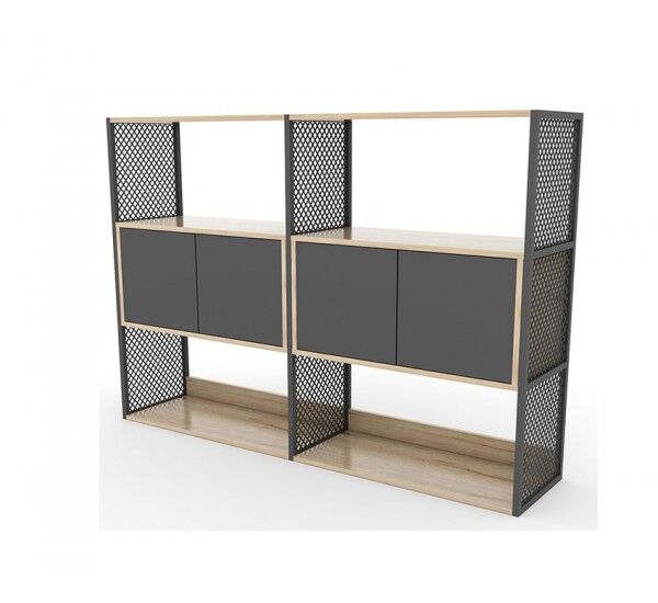 FLAT METAL AKSAMLI DOLAP 160x120