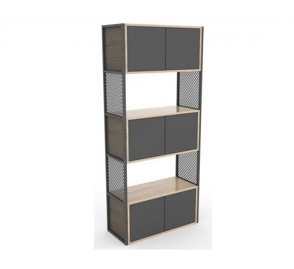 FLAT METAL AKSAMLI DOLAP 80X190