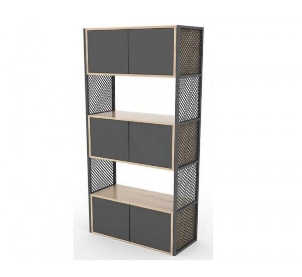 FLAT METAL AKSAMLI DOLAP 80X190