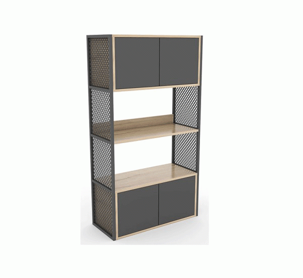 FLAT METAL AKSAMLI DOLAP 80X160
