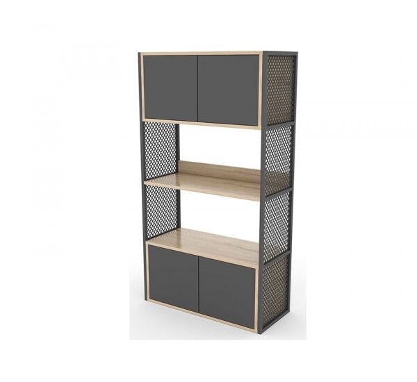 FLAT METAL AKSAMLI DOLAP 80X160