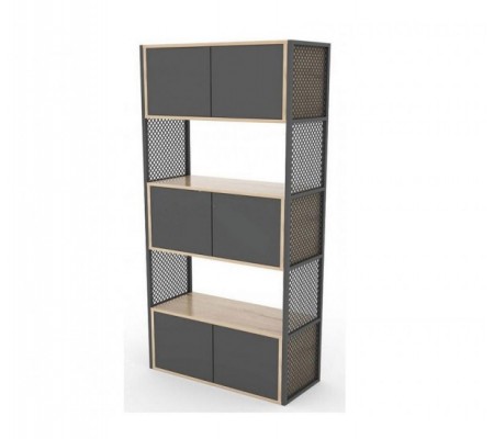 FLAT METAL AKSAMLI DOLAP 80X190