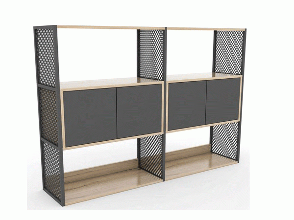 FLAT METAL AKSAMLI DOLAP 160x120