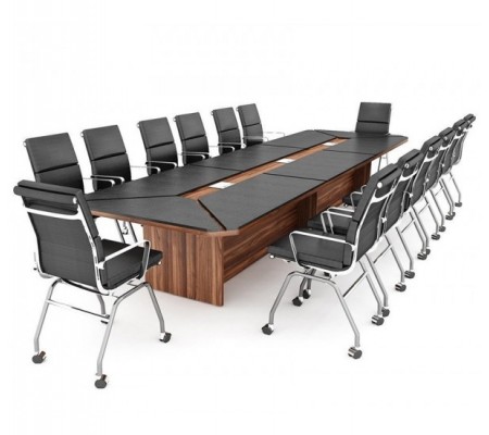 FORTUNE DERİLİ TOPLANTI MASASI